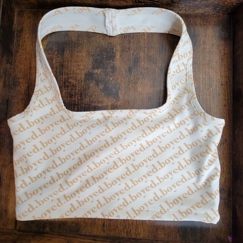 Cream Halter top from Boyed Small - Picture 2 of 6